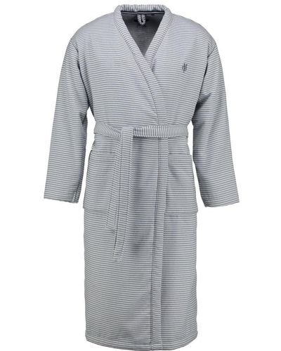 Marc O' Polo Bademäntel unisex Kimono Jaik silver XL - Grau