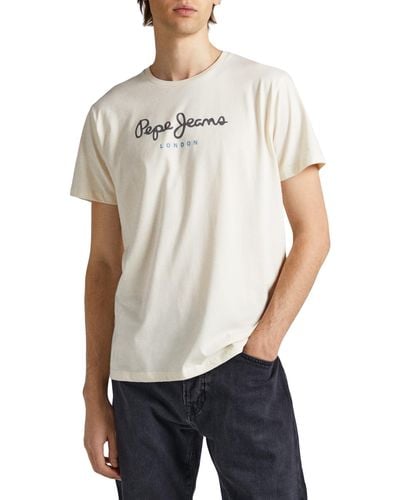 Pepe Jeans Eggo N T-shirt - Natural