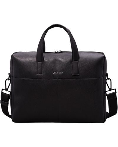 Calvin Klein Ck Must Laptop Bag - Black