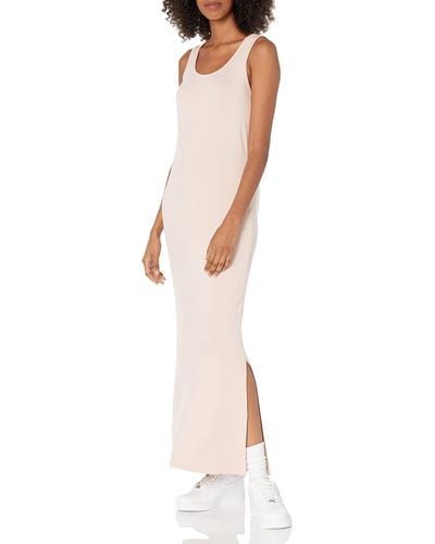Amazon Essentials Daily Ritual Supersoft Terry Racerback Maxi Jurk Voor - Wit