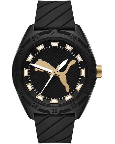 PUMA Horloge Met Drie Wijzers Street - Zwart