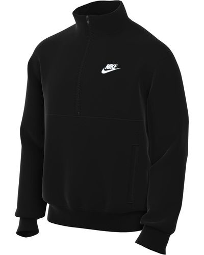 Nike Top Met Lange Mouwen M Nsw Club Bb Hz Top - Zwart