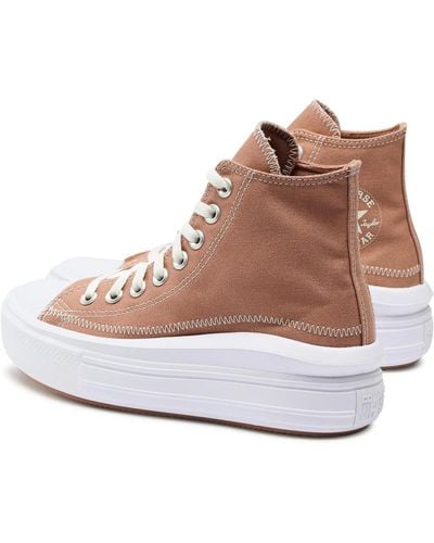 Converse Chuck Taylor All Star Move Crafted Sneakers Voor - Bruin