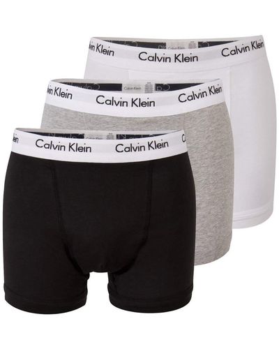Calvin Klein Boxer Lot De 3 Caleçon Coton Stretch - Noir