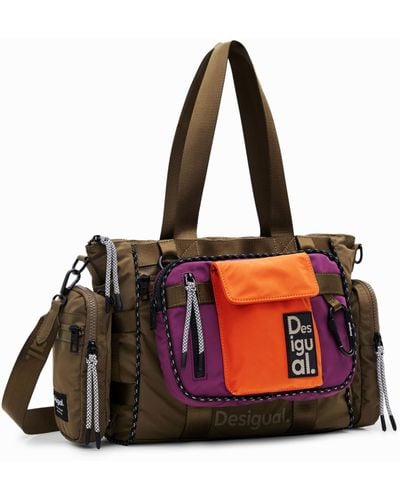 Desigual M Multi-positie Voyager Bowling Bag - Rood