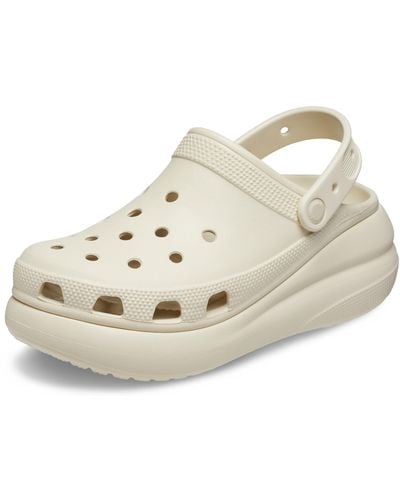 Crocs™ Classic Crush Clogs From Finish Line - Natural