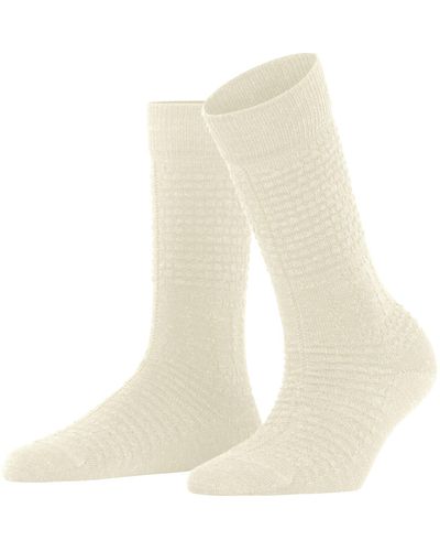 FALKE Socken Fibre Root Schurwolle einfarbig 1 Paar - Weiß
