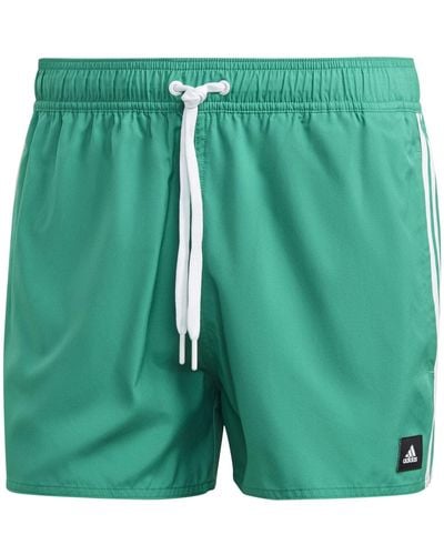 adidas 3s Clx Sh Vsl Swim Shorts - Groen