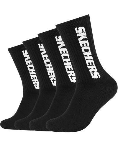 Skechers Socken "Tennissocken 4er Pack" - Schwarz