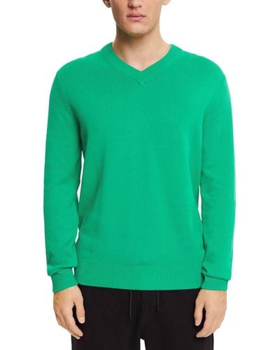 Esprit 102ee2i317 Sweater - Vert