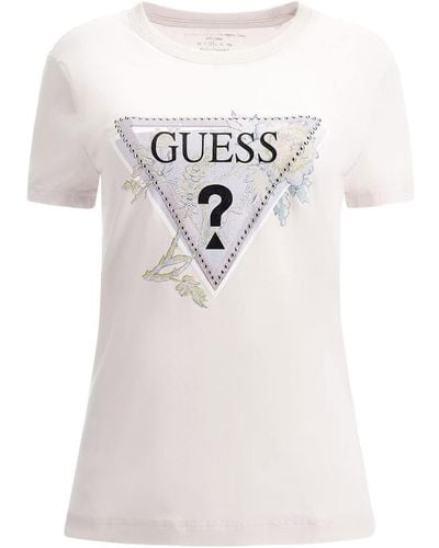 Guess Shirts W3RI18 J1314 - Bianco