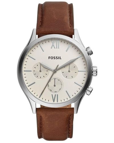 Fossil BQ2363 Armbanduhr - Weiß