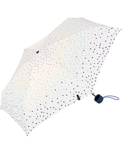 Esprit Easymatic Parapluie de poche à pois - Noir