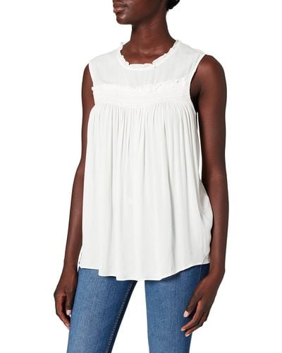 FIND Shirred Blouse - White