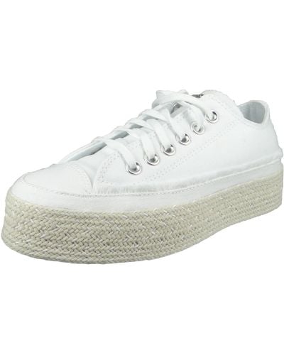 Converse All Star Espadrille Witte Sneakers Voor