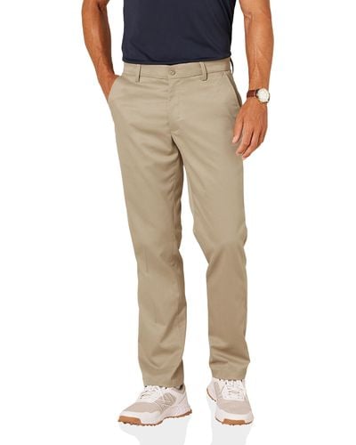 Amazon Essentials Pantalón de Golf Elástico de Ajuste Recto Hombre - Neutro