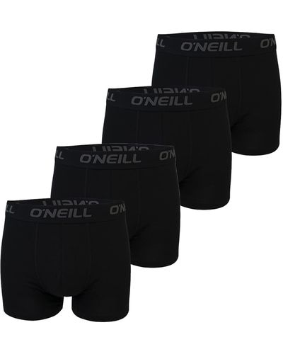 O'neill Sportswear Boxer-Short Plain I 8er Pack I Black - Schwarz