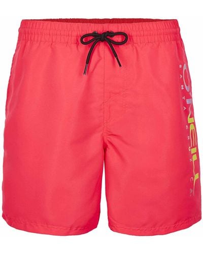 O'neill Sportswear Cali Melted Print 16" Swim Shorts Badehose - Rot