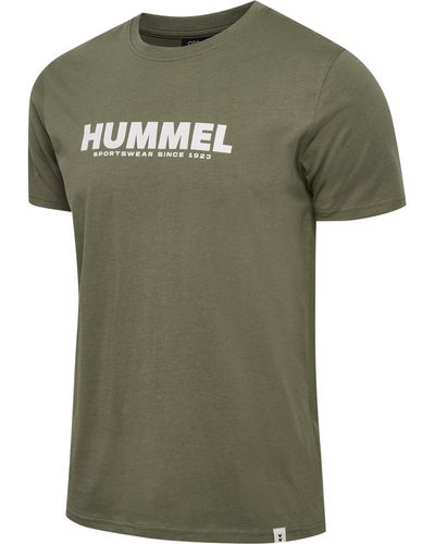 Hummel Hmllegacy T-Shirt Erwachsene Athleisure - Grün