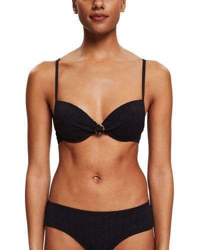Esprit Bodywear Mujer Shelly Beach Pad.halterneck Bikini - Negro