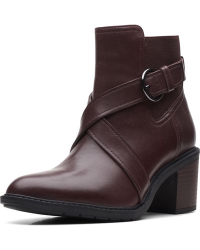 Clarks Scene Strap Stiefelette - Lila