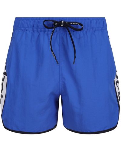 Reebok S Silver Swim Shorts Blue/white M