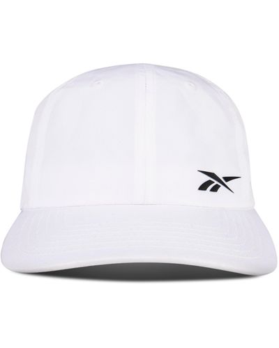 Reebok Flow Lightweight Training Cap With Adjustable Strap For And - White