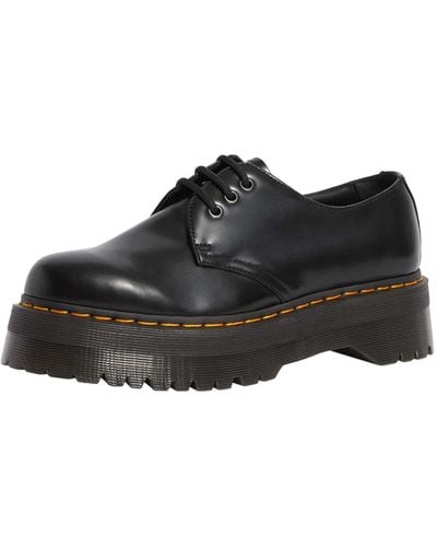 Dr. Martens 1461 Quad Platform Shoes - Black