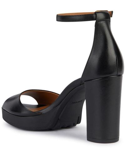 Geox Women's High Heel Sandal D45b6d00043 - Black
