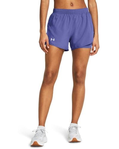 Under Armour Pantaloncini da donna Fly by 2 in 1 - Blu