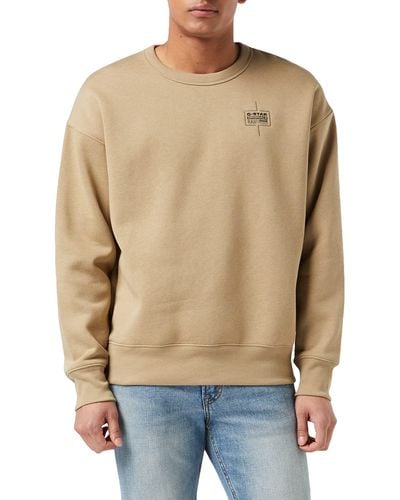 G-Star RAW Core Oversized R Sw Sweater,beige/khaki - Natural