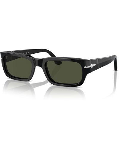 Persol Po3347s Adrien Rectangular Sunglasses - Black