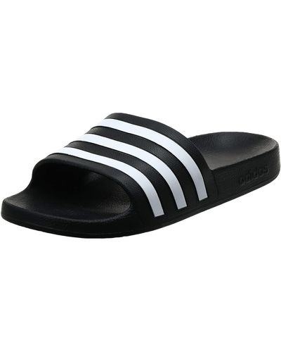 adidas Adilette Aqua Slide Sandal - Schwarz