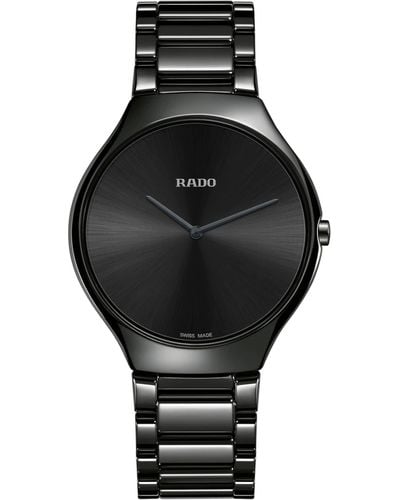 Rado True Thinline 39.0 Mm - Black