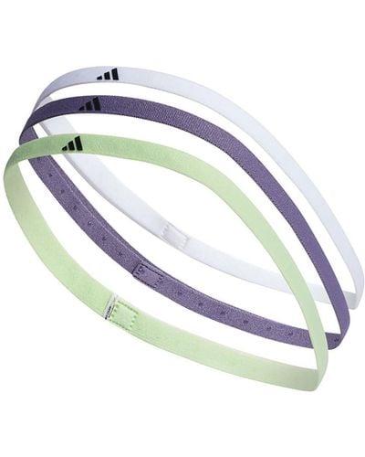 adidas Hairband 3-Pack Fascia per Capelli - Blu