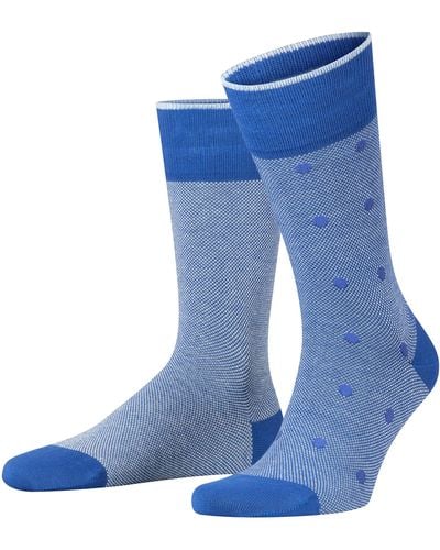 Esprit Piqué Dot 2-Pack M SO Socken - Blau