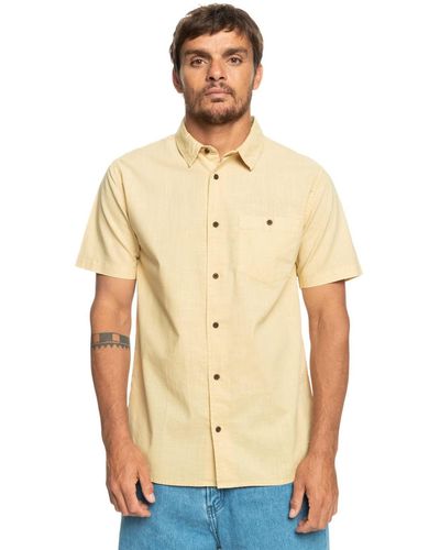Quiksilver Short Sleeve Shirt. For - Short Sleeve Shirt. - - Xs - Natural