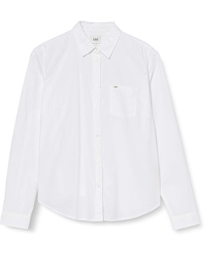 Lee Jeans Regular Shirt Hemd - Weiß