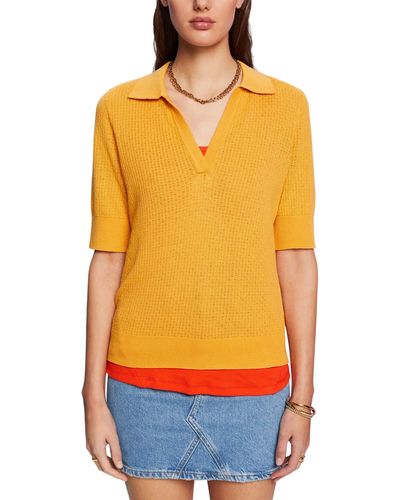 Esprit 043eo1i310 Sweater - Orange