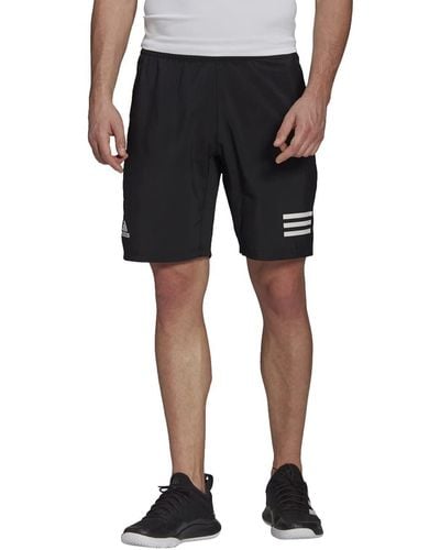 adidas ,s,Club 3-Stripes Shorts,Black/White,Small - Nero
