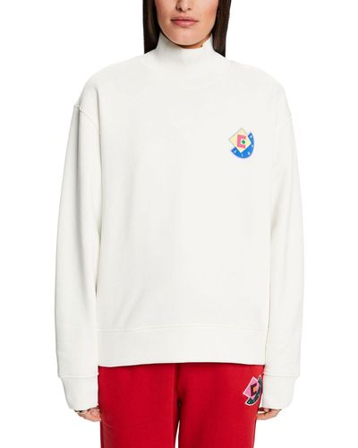 Esprit 103ee1j306 Sweatshirt - White