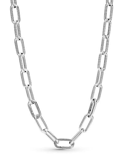 PANDORA ME Link Chain Halskette 45cm aus Sterling-Silber - Mehrfarbig