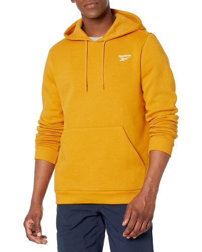 Reebok Hoodie Hooded Sweatshirt - Yellow