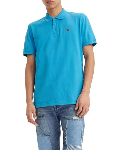Levi's Housemark Polo T-Shirt - Blau