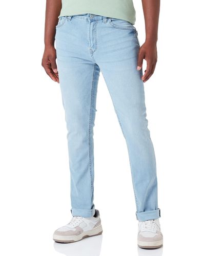 Springfield Jeans slim lavado ligero claro - Azul