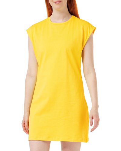 Benetton Dress 35u7dv00k - Yellow