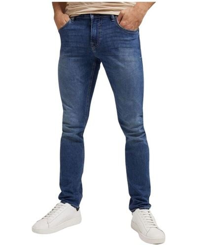 Guess Jeans Uomo MIAMI Blu M1YAN1 D4GV5-1CRM - Bleu