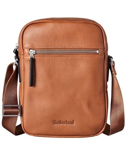 Timberland Leather Contemporary Cross Body Colour Saddle One Size Fits All For Adult - Multicolour