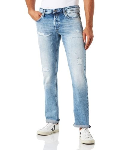 Replay Grover Aged Jeans - Blu
