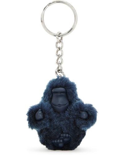 Kipling MONKEYCLIP XS Extra Kleiner Affen-Schlüsselanhänger - Blau